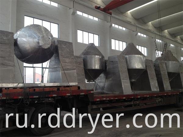 GMP Standard Rotary Conical Vacuum Dryer Machine